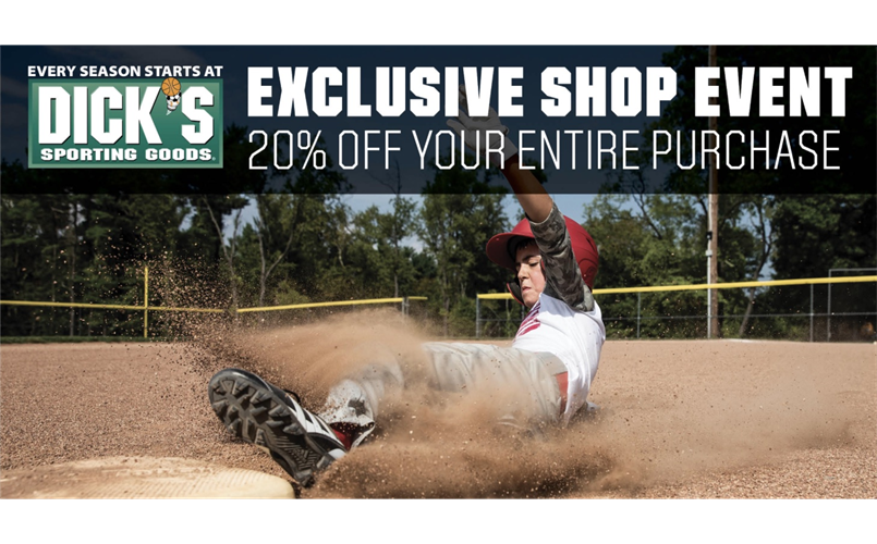 Dick's Sporting Goods Shopping Event - Starts March 10